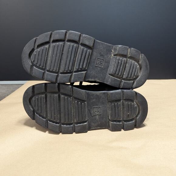 Dr Martens Combs Canvas Combat Boots Black Womens 7 Lace Up Grunge Streetwear - Picture 4 of 7